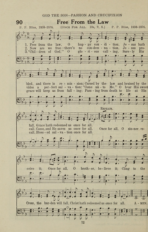 Service Hymnal: with responsive readings, appropriate for all Protestant religious activities page 64