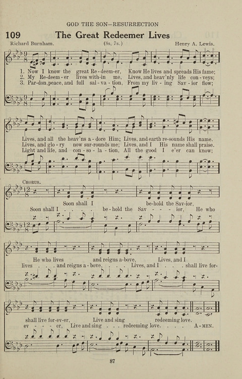 Service Hymnal: with responsive readings, appropriate for all Protestant religious activities page 79