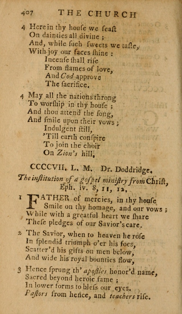 A Selection of Hymns: from the best authors, intended to be an appendix to Dr. Watt