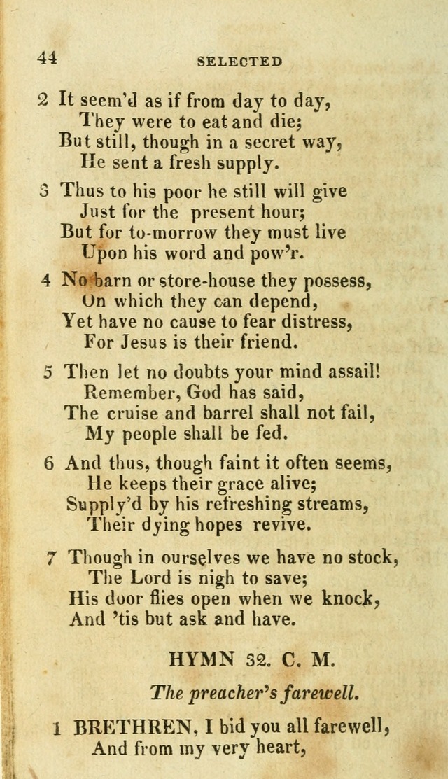 A Selection of Hymns, from the Best Authors page 48