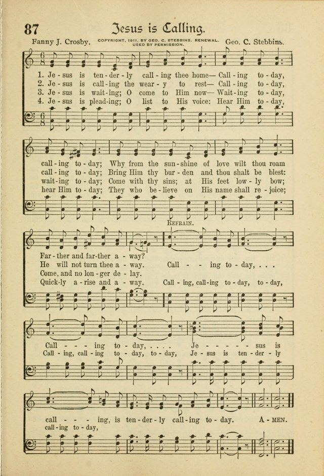 Songs of Hope: for the Church and Sunday School page 89