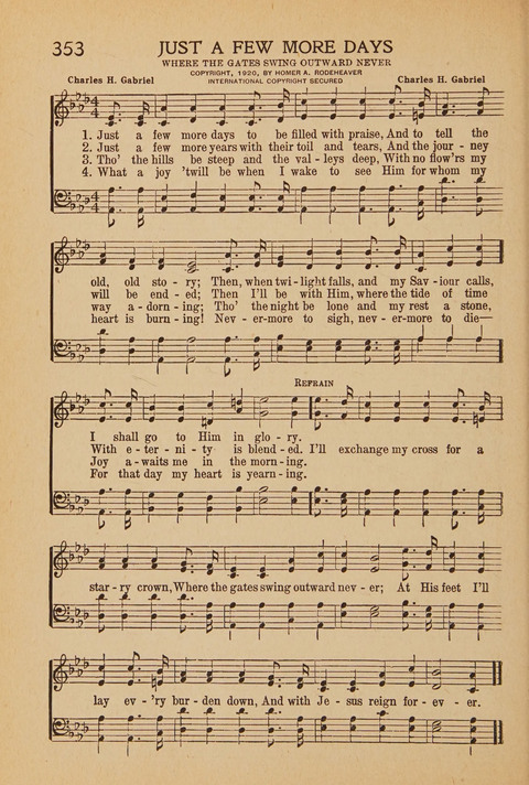 Standard Hymns and Gospel Songs: A Complete Hymnal page 282