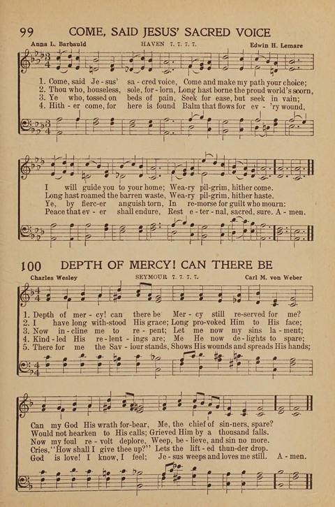 Standard Hymns and Gospel Songs: A Complete Hymnal page 75