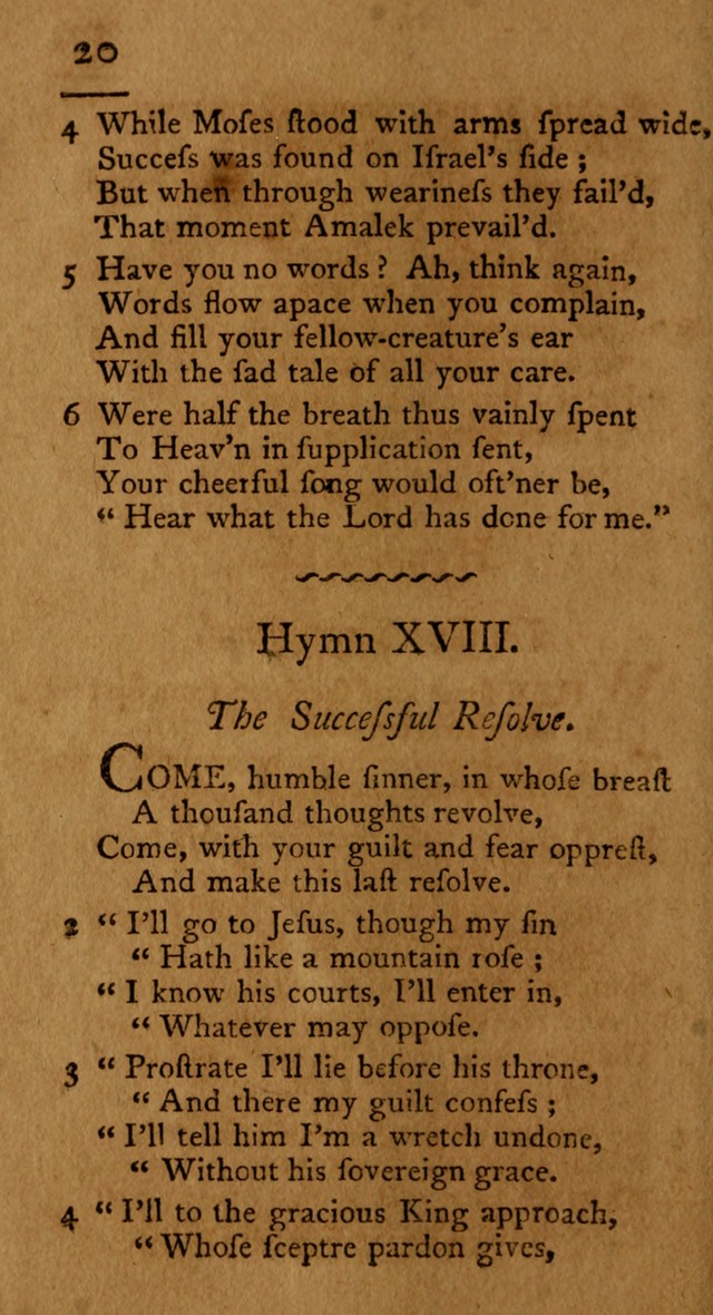 Society hymns, original and selected on evangelical and experimental subjects page 23