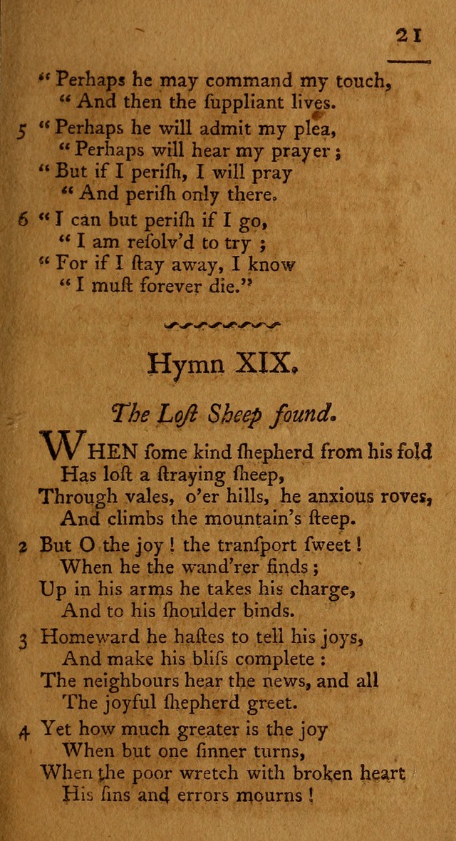 Society hymns, original and selected on evangelical and experimental subjects page 24