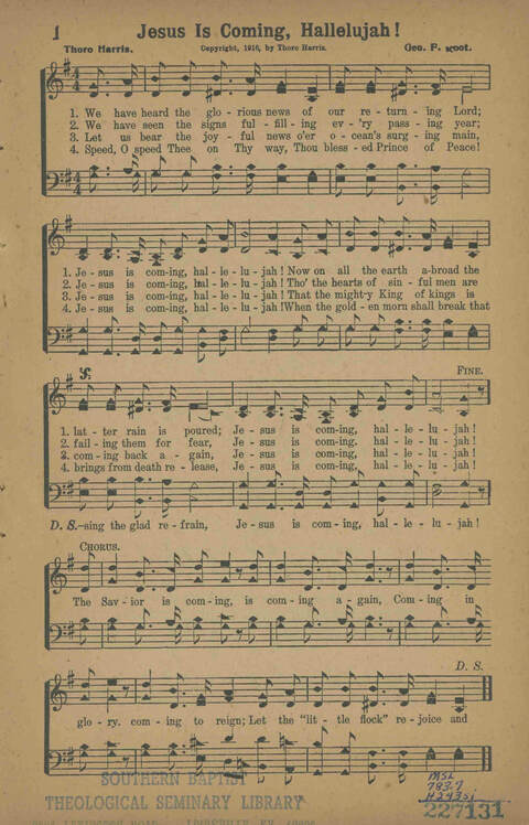 Sing His Praise page 1