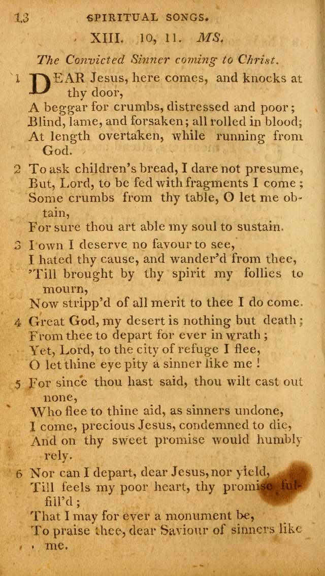 A Selection of Hymns and Spiritual Songs: designed (especially the former part) for the use of congregations as an appendix to Dr. Watt