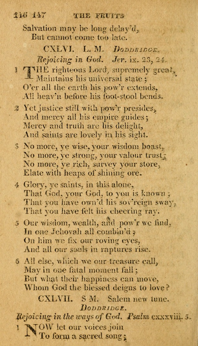 A Selection of Hymns and Spiritual Songs: in two parts, part I. containing the hymns; part II. containing the songs...(3rd ed. corr. and enl. by author) page 111