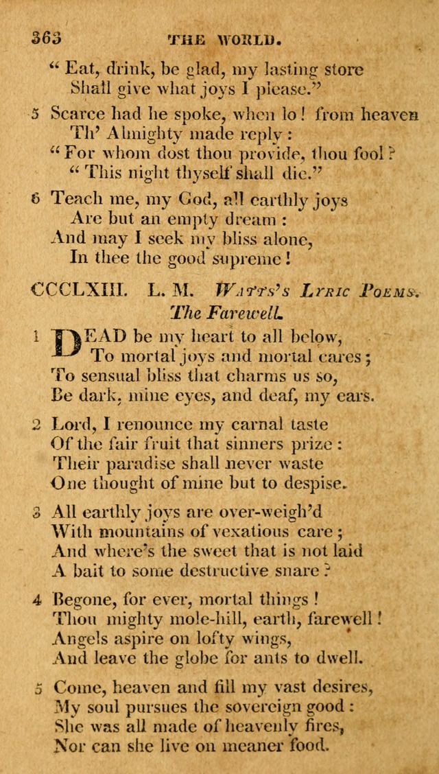 A Selection of Hymns and Spiritual Songs: in two parts, part I. containing the hymns; part II. containing the songs...(3rd ed. corr. and enl. by author) page 265