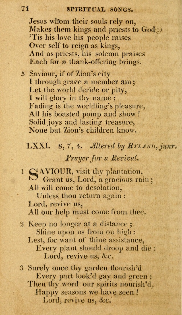 A Selection of Hymns and Spiritual Songs: in two parts, part I. containing the hymns; part II. containing the songs...(3rd ed. corr. and enl. by author) page 391