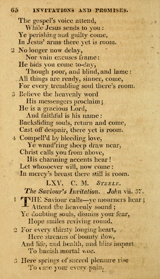 A Selection of Hymns and Spiritual Songs: in two parts, part I. containing the hymns; part II. containing the songs...(3rd ed. corr. and enl. by author) page 43