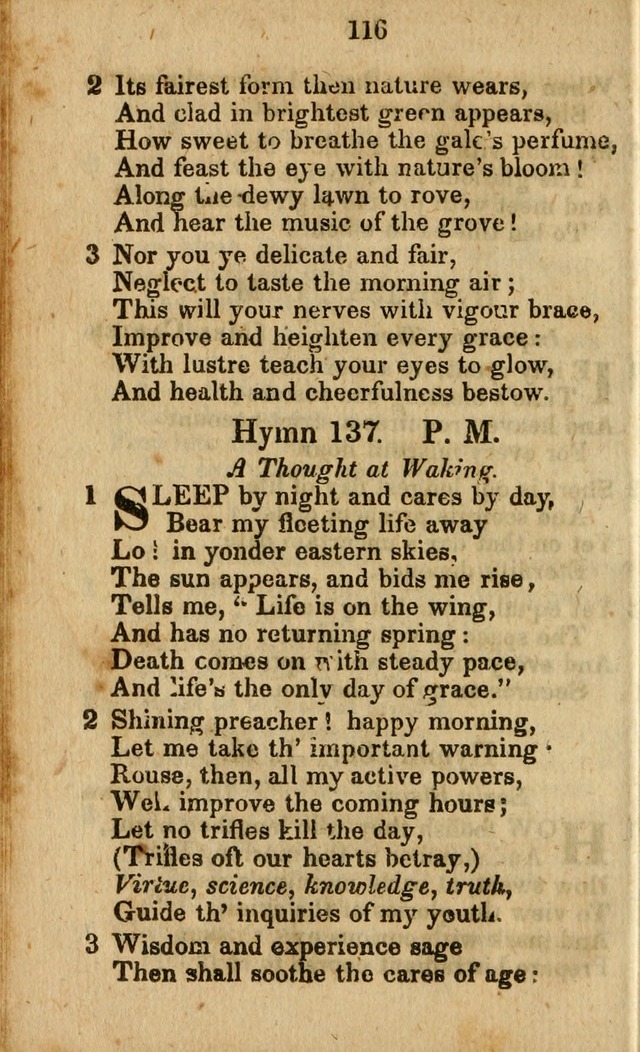 Selection of Hymns for the Sunday School Union of the Methodist Episcopal Church page 116