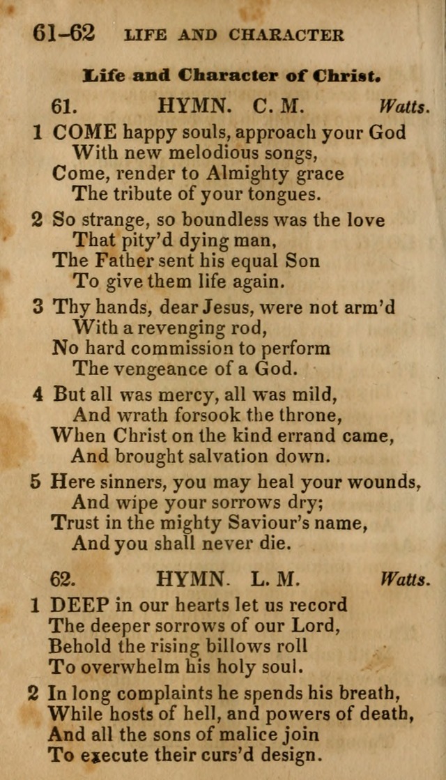 Social Hymns, and Spiritual Songs: adapted to private and public worship, selected from various authors page 48
