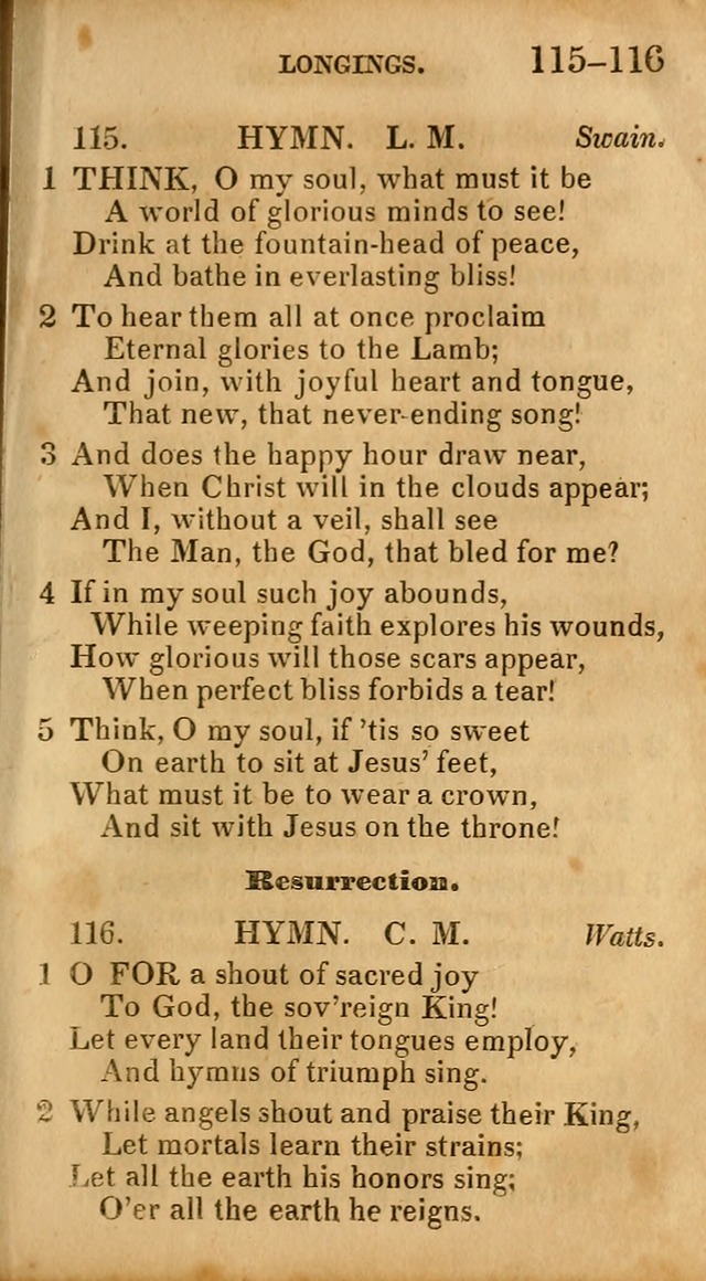 Social Hymns, and Spiritual Songs: adapted to private and public worship, selected from various authors page 85
