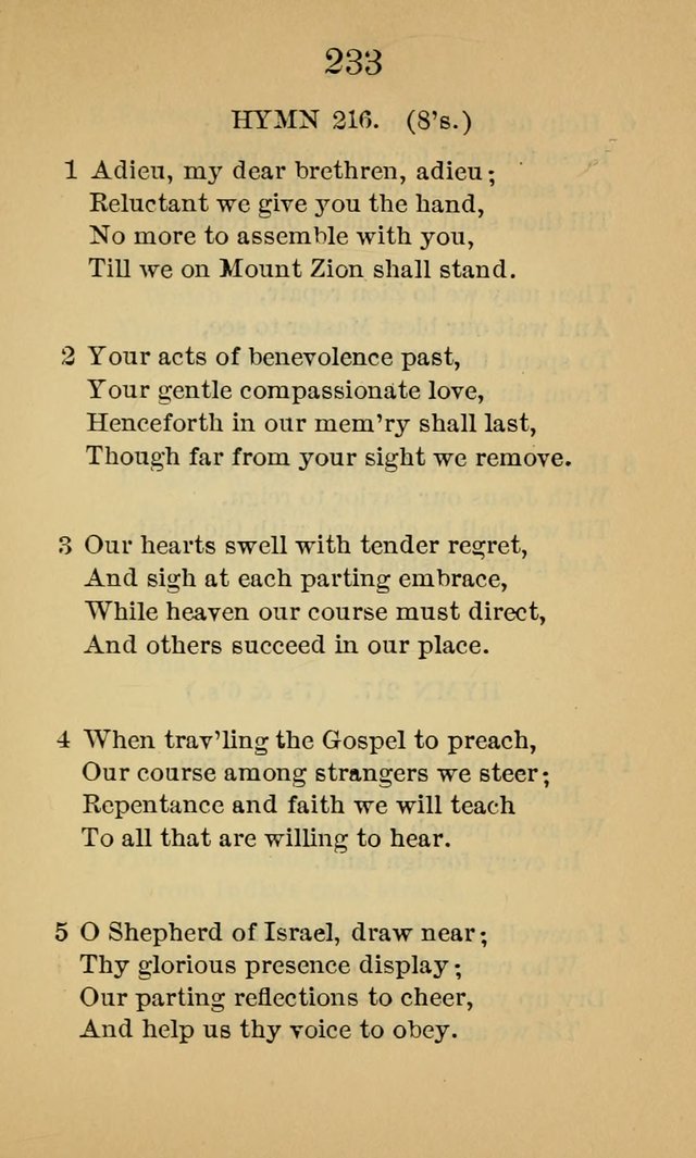 Sacred Hymns and Spiritual Songs, for the Church of Jesus Christ of Latter-Day Saints. (14th ed.) page 236