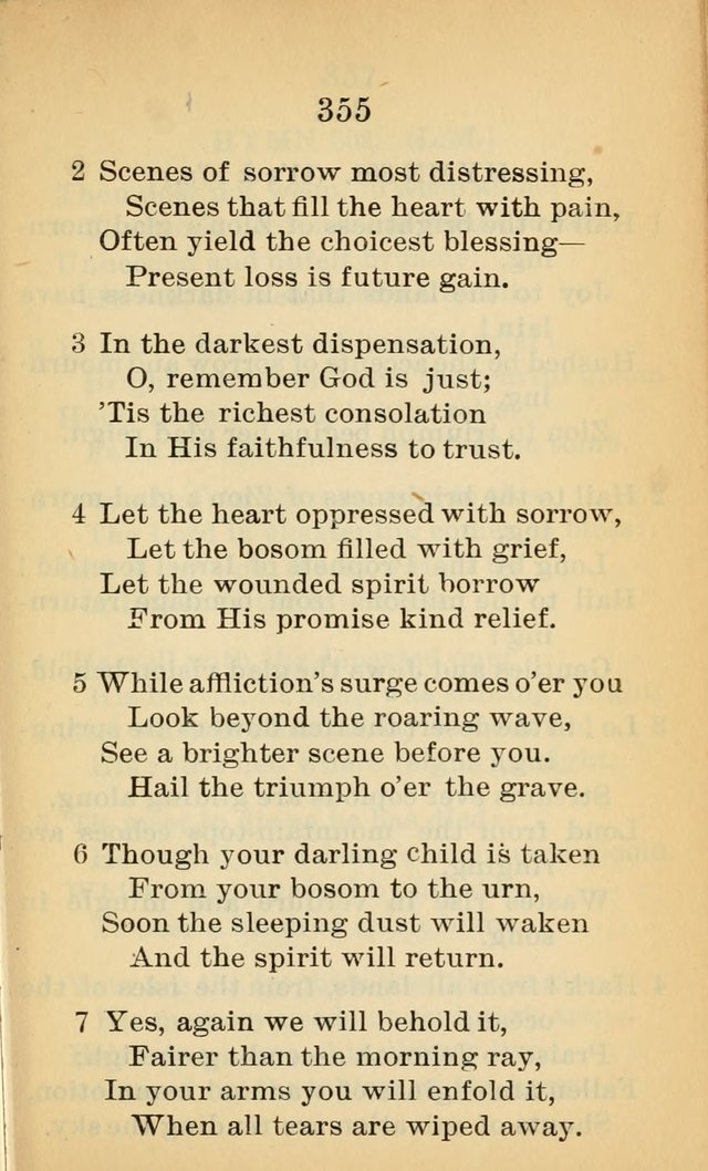 Sacred Hymns and Spiritual Songs for the Church of Jesus Christ of Latter-Day Saints (20th ed.) page 355