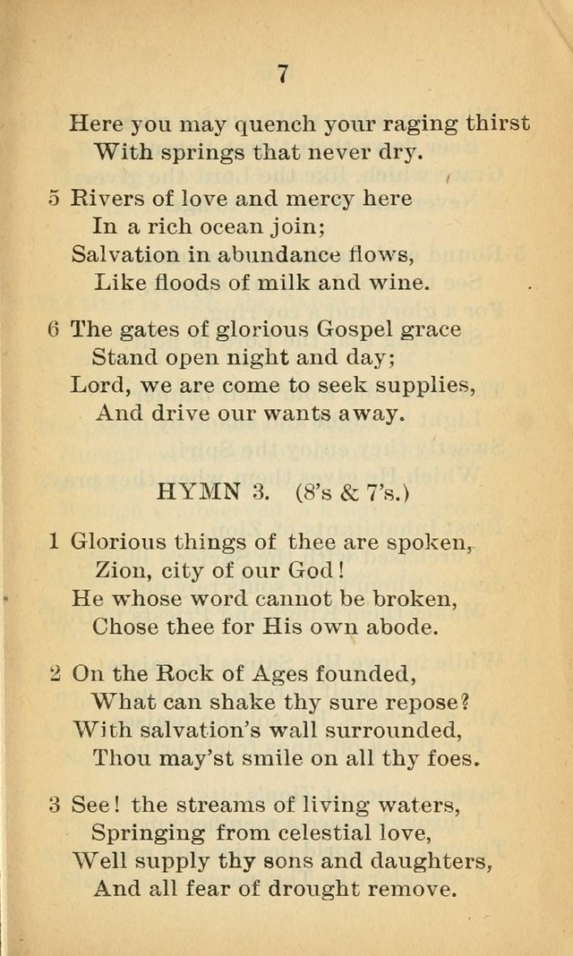 Sacred Hymns and Spiritual Songs for the Church of Jesus Christ of Latter-Day Saints (20th ed.) page 7