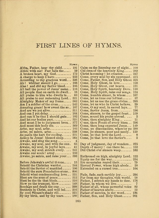 Sacred Hymns and Tunes: designed to be used by the Wesleyan Methodist Connection (or Church) of America page 165