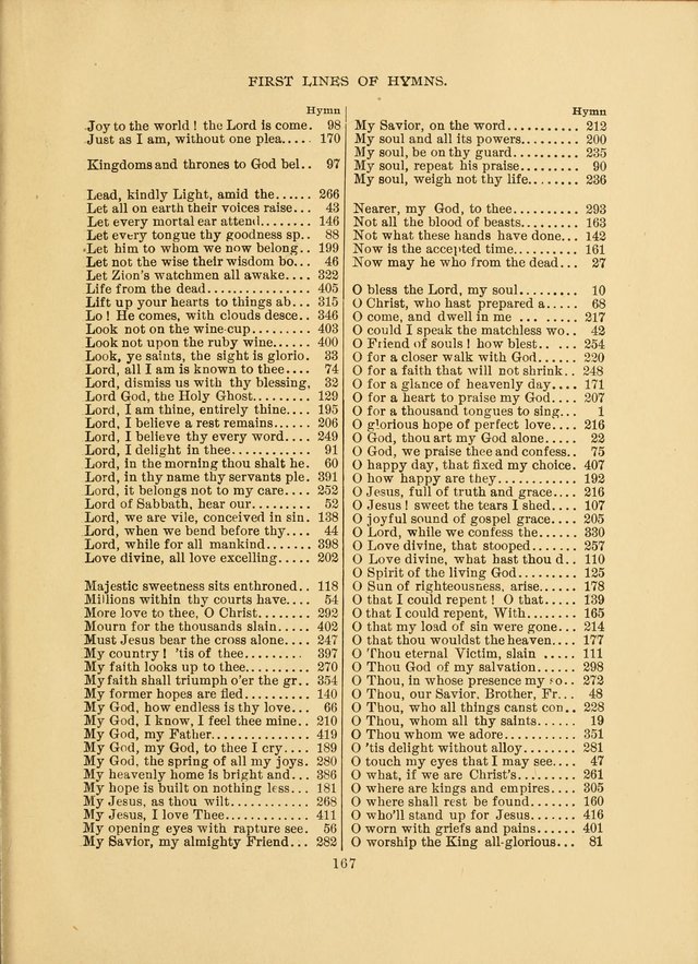 Sacred Hymns and Tunes: designed to be used by the Wesleyan Methodist Connection (or Church) of America page 167