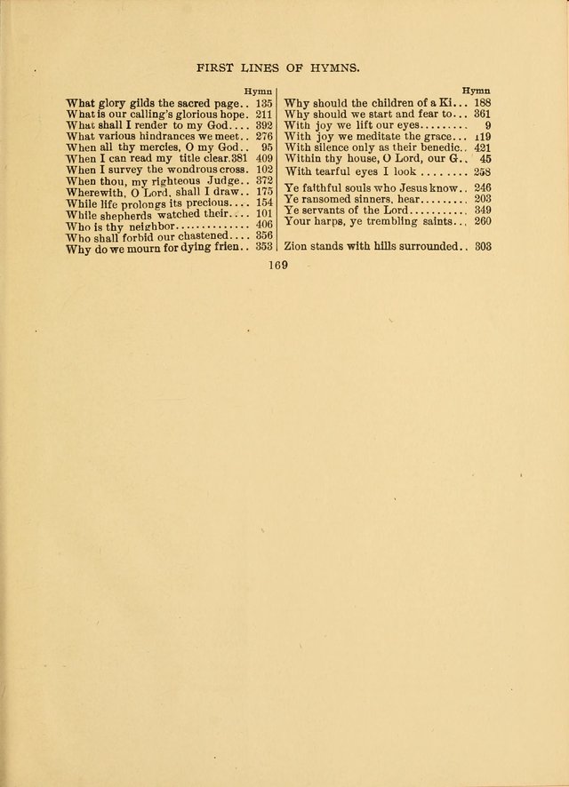 Sacred Hymns and Tunes: designed to be used by the Wesleyan Methodist Connection (or Church) of America page 169