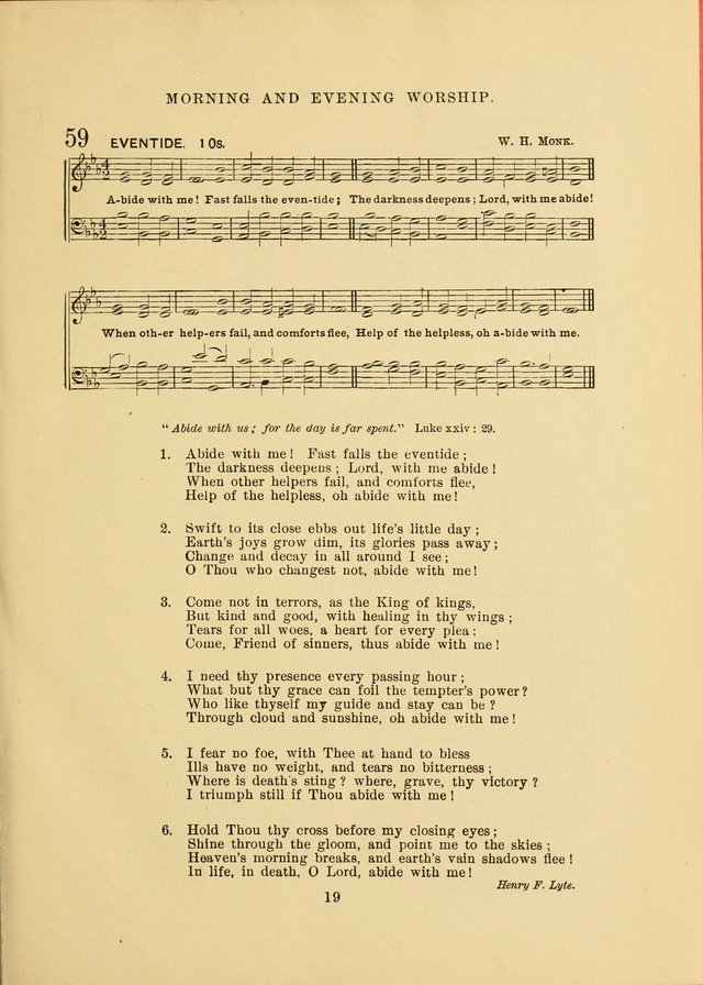 Sacred Hymns and Tunes: designed to be used by the Wesleyan Methodist Connection (or Church) of America page 19