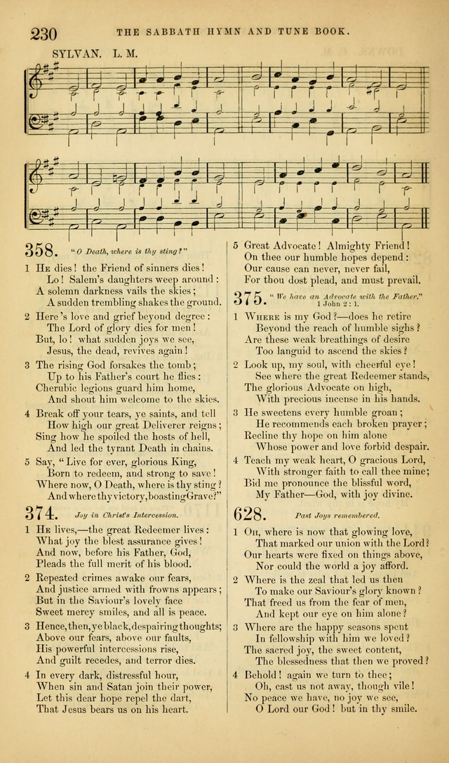 The Sabbath Hymn and Tune Book: for the service of song in the house of  the Lord page 232