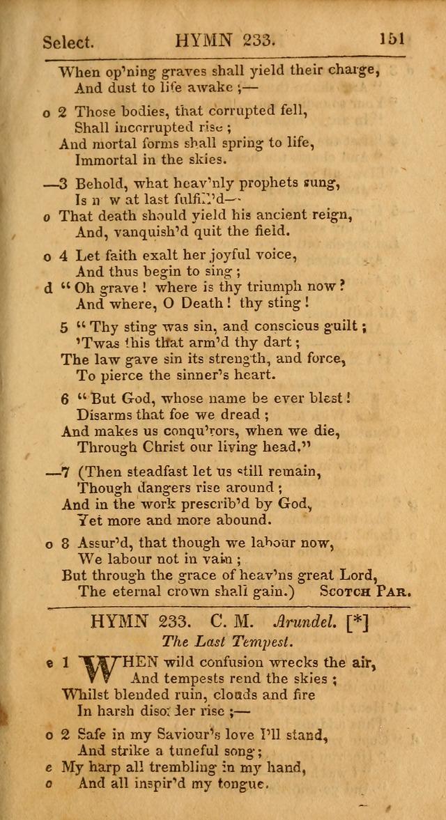 Select Hymns, The Third Part of Christian Psalmody. 3rd ed. page 151