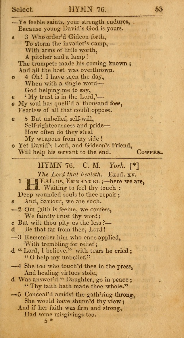 Select Hymns, The Third Part of Christian Psalmody. 3rd ed. page 53
