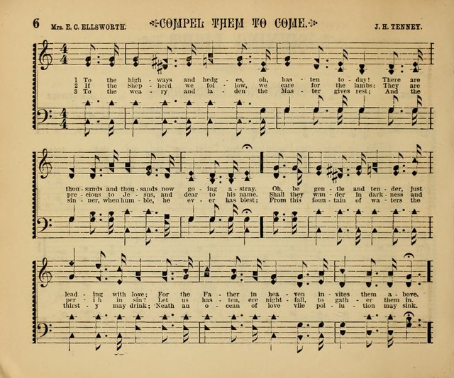 The Shining Light: a varied collection of sacred songs for Sabbath-schools, social meetings and the home circle page 6