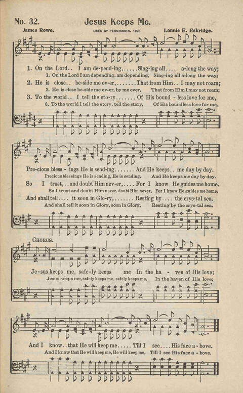 Song-Land Echoes: a rare collection of gospel songs new and old page 39