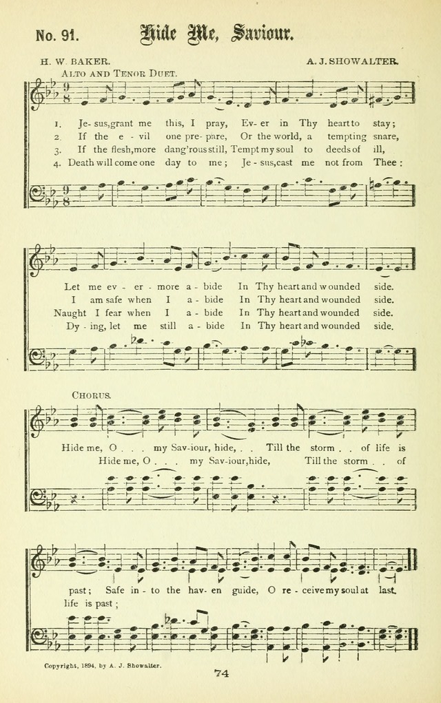 Song-Land Messenger Complete: a new song book for revivals, praise and prayer meetings, singing and Sunday schools, and churches, and for the home circle page 83
