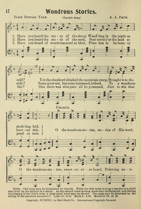 Songs for Little Singers No. 3: for primary departments of Sunday Schools page 10