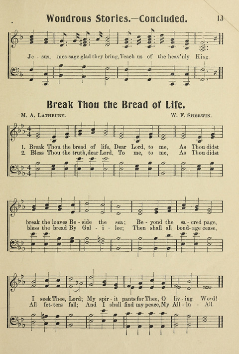 Songs for Little Singers No. 3: for primary departments of Sunday Schools page 11