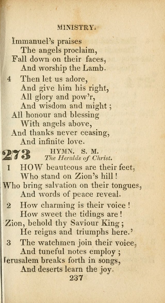Sacred lyrics, or Select hymns: particularly adapted to revivals of religion, and intended as a supplement to Watts.  page 237