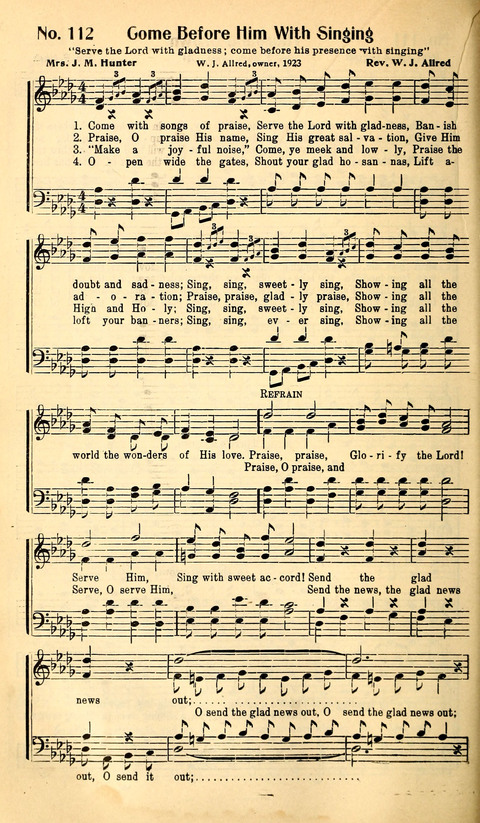The Song-Land Way: a Collection of Choice Gospel Songs for Sunday Schools, Young People