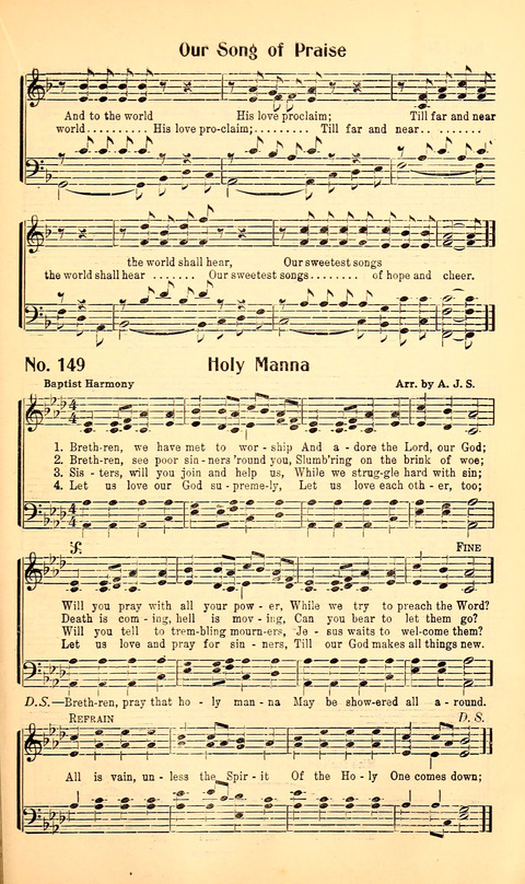 The Song-Land Way: a Collection of Choice Gospel Songs for Sunday Schools, Young People