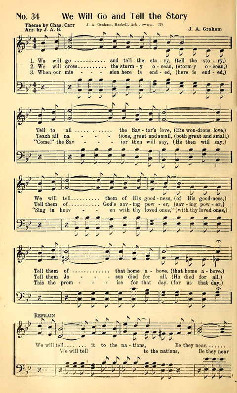 The Song-Land Way: a Collection of Choice Gospel Songs for Sunday Schools, Young People