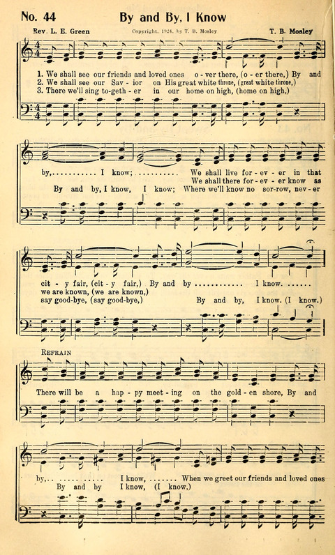 The Song-Land Way: a Collection of Choice Gospel Songs for Sunday Schools, Young People