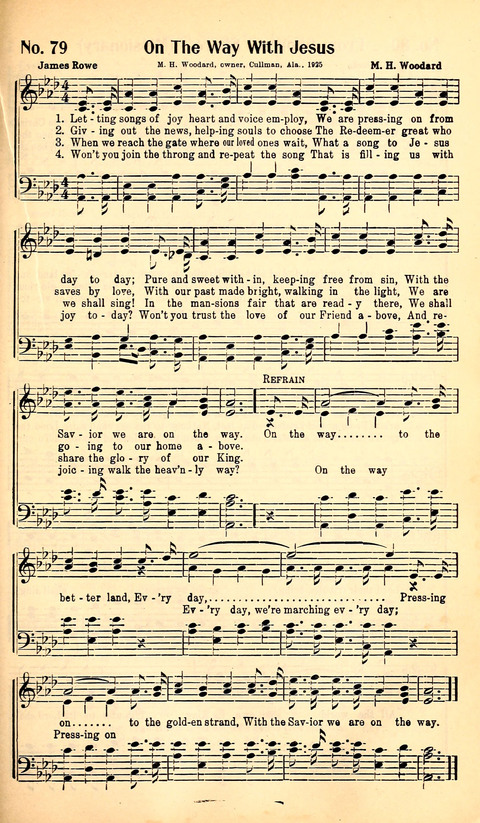 The Song-Land Way: a Collection of Choice Gospel Songs for Sunday Schools, Young People