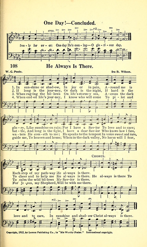 The Sheet Music of Heaven (Spiritual Song): The Mighty Triumphs of Sacred Song page 105