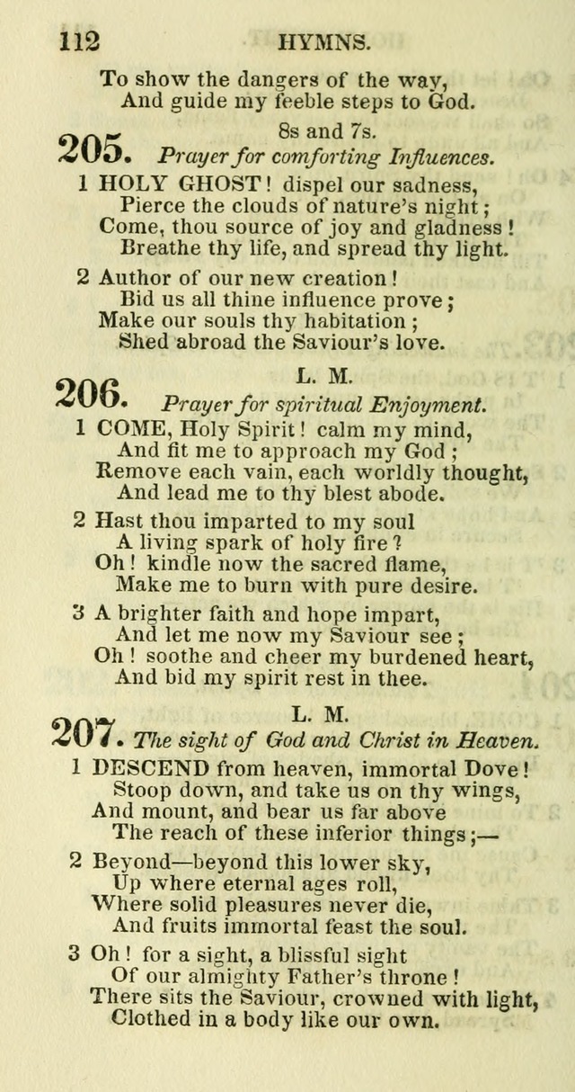 Social Psalmist: or hymns, selected for the private use and social meetings of evangelical Christians page 116