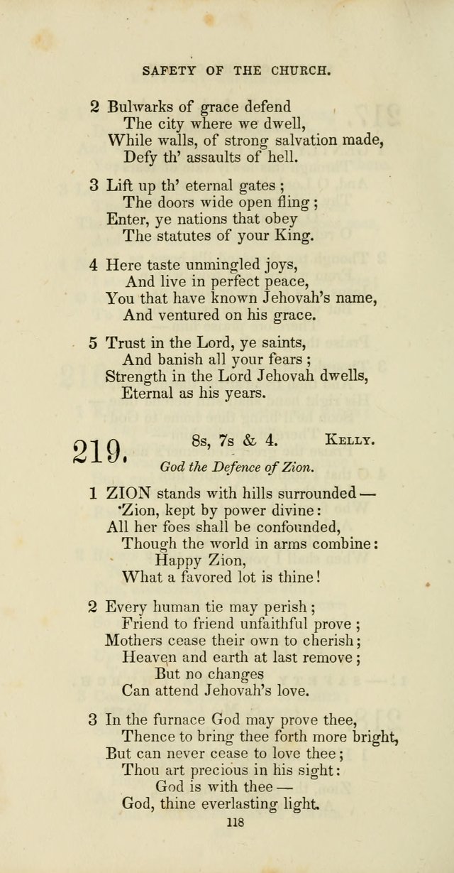 The Social Psalmist: a new selection of hymns for conference meetings and family worship page 118