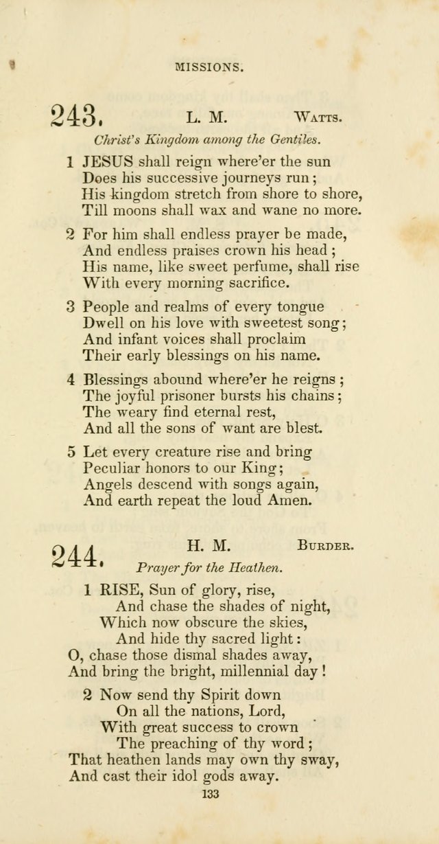 The Social Psalmist: a new selection of hymns for conference meetings and family worship page 133