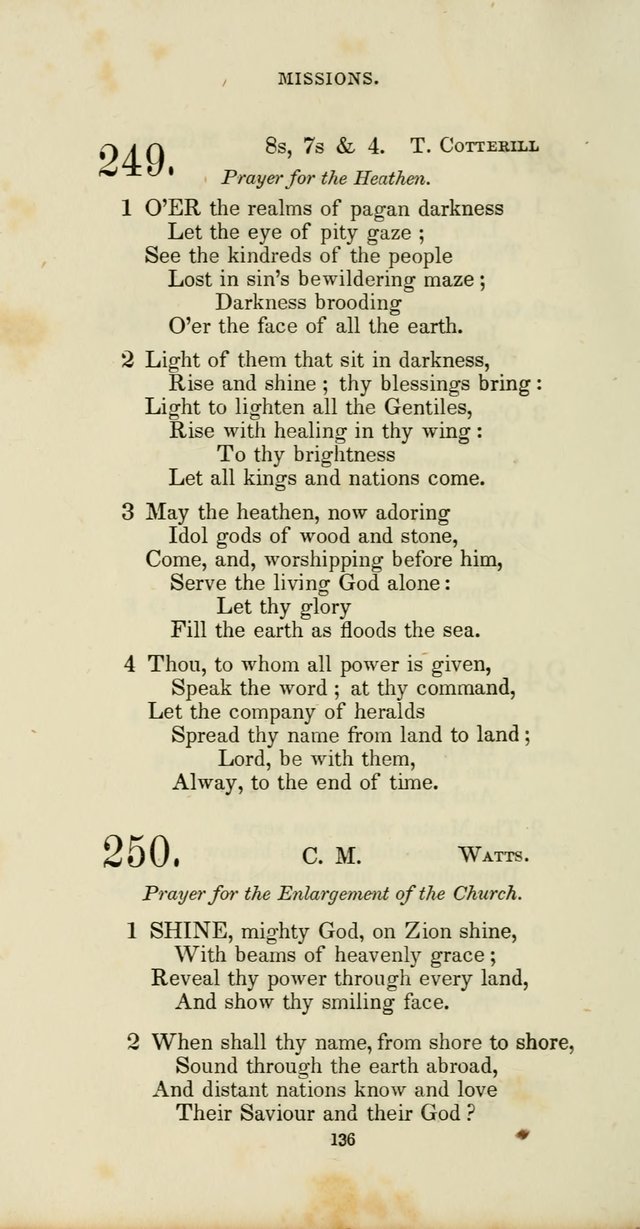 The Social Psalmist: a new selection of hymns for conference meetings and family worship page 136