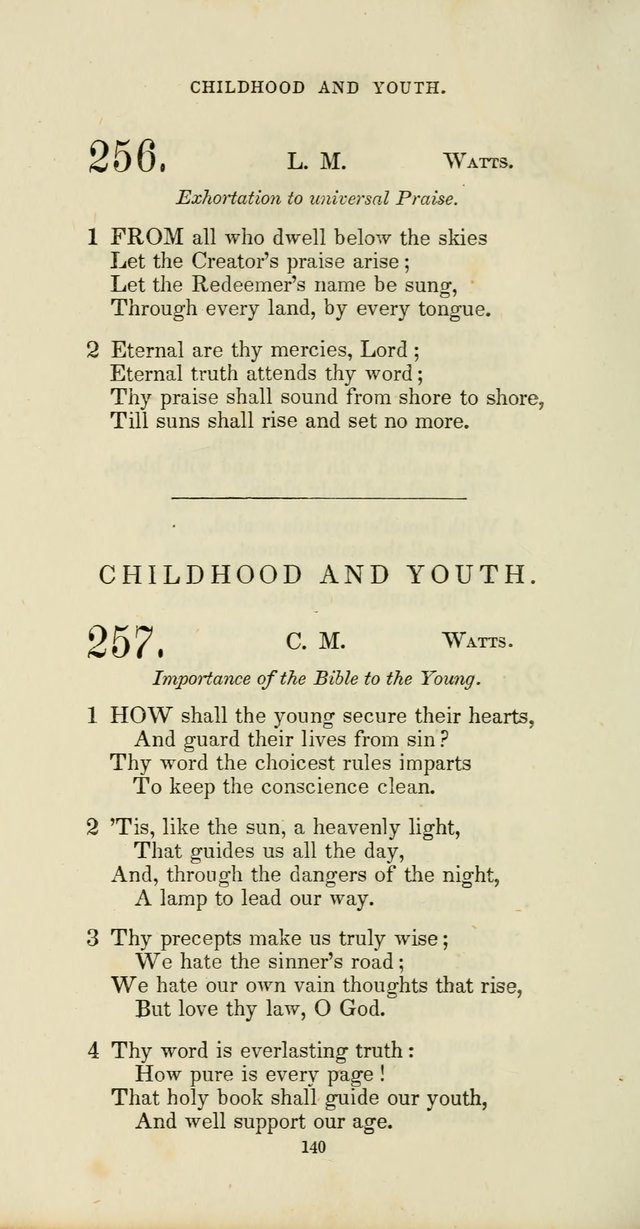 The Social Psalmist: a new selection of hymns for conference meetings and family worship page 140