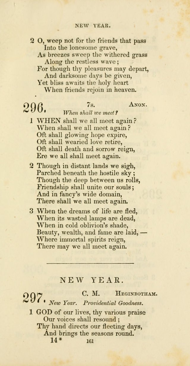 The Social Psalmist: a new selection of hymns for conference meetings and family worship page 161