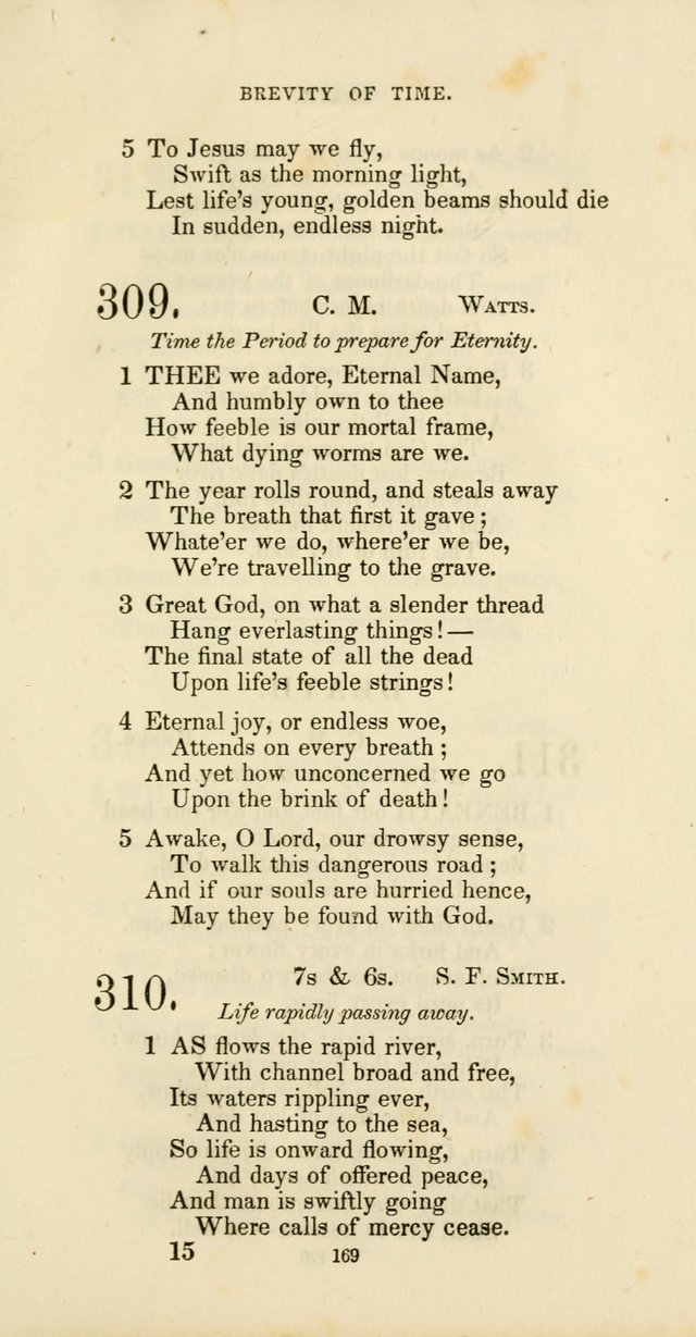 The Social Psalmist: a new selection of hymns for conference meetings and family worship page 169