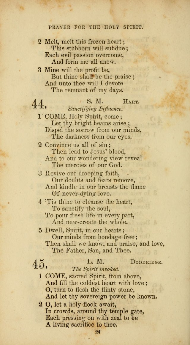 The Social Psalmist: a new selection of hymns for conference meetings and family worship page 24