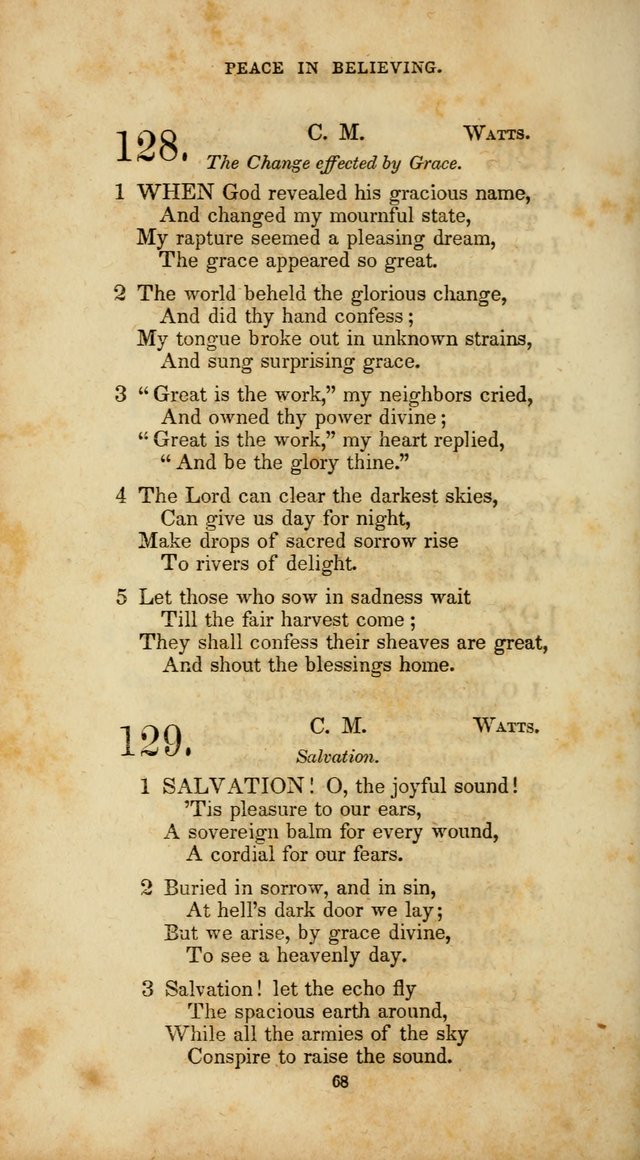 The Social Psalmist: a new selection of hymns for conference meetings and family worship page 68