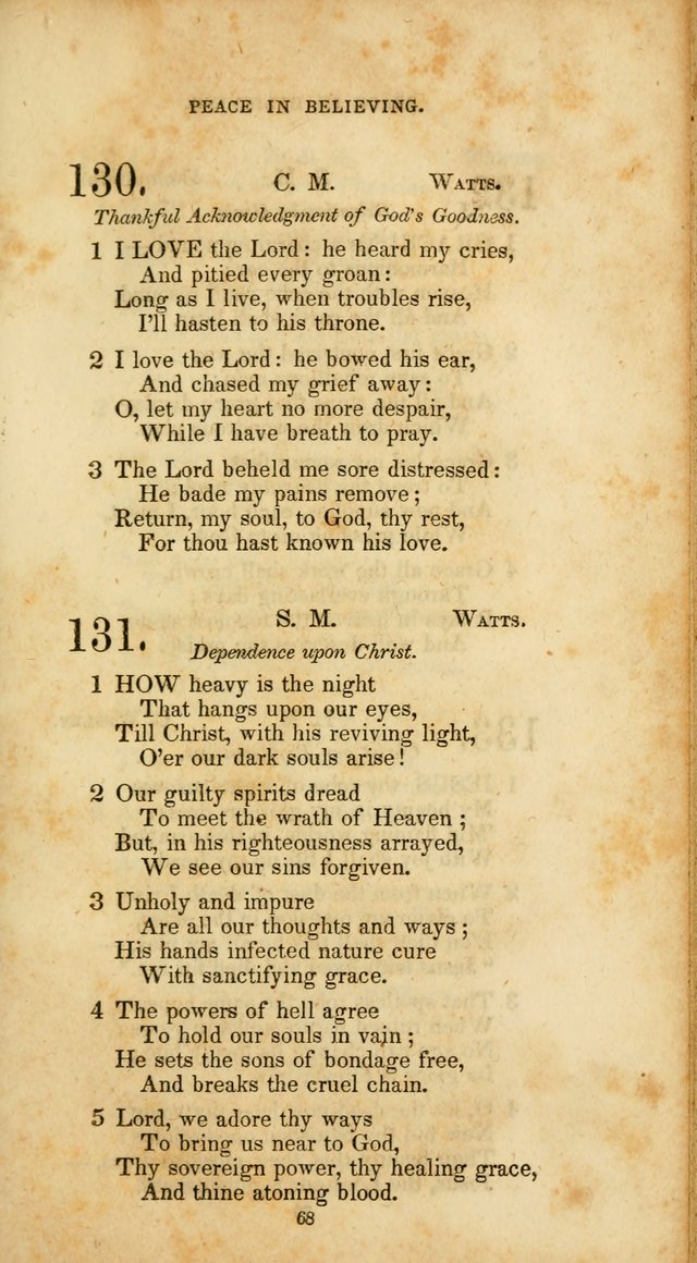 The Social Psalmist: a new selection of hymns for conference meetings and family worship page 69